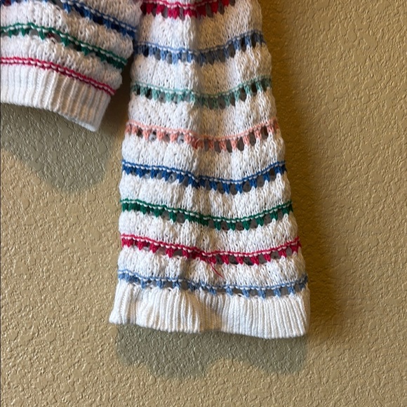 Hollister White and Pink Crew Neck Sweater - Picture 5 of 6